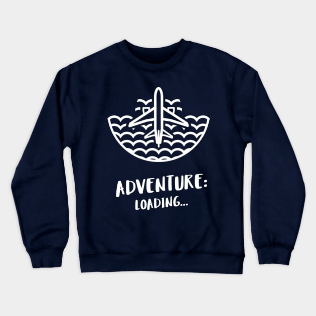 adventure loading Crewneck Sweatshirt by juinwonderland 41